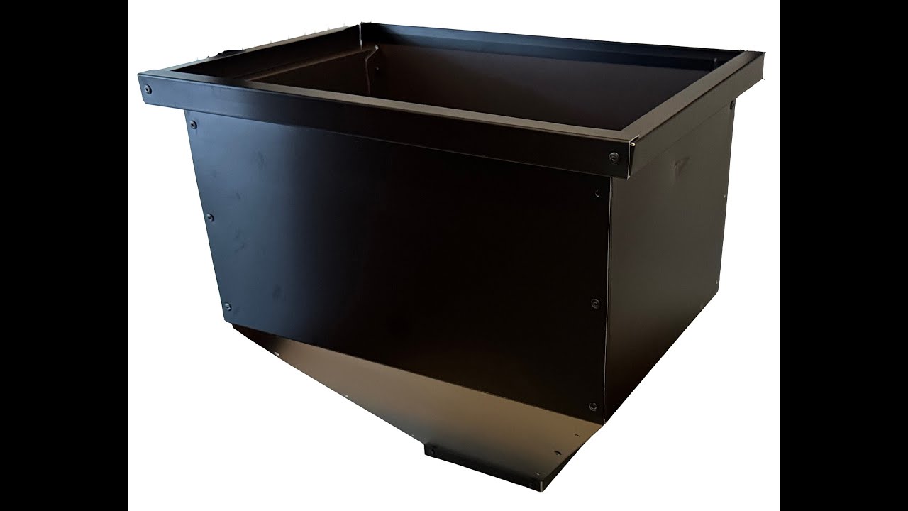 DIY 4 Panel Scupper/Rain Water Collection Box - YouTube
