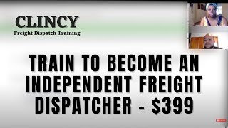 Clincy Freight Dispatch Training | LIVE, interactive sessions | Short Clip Session