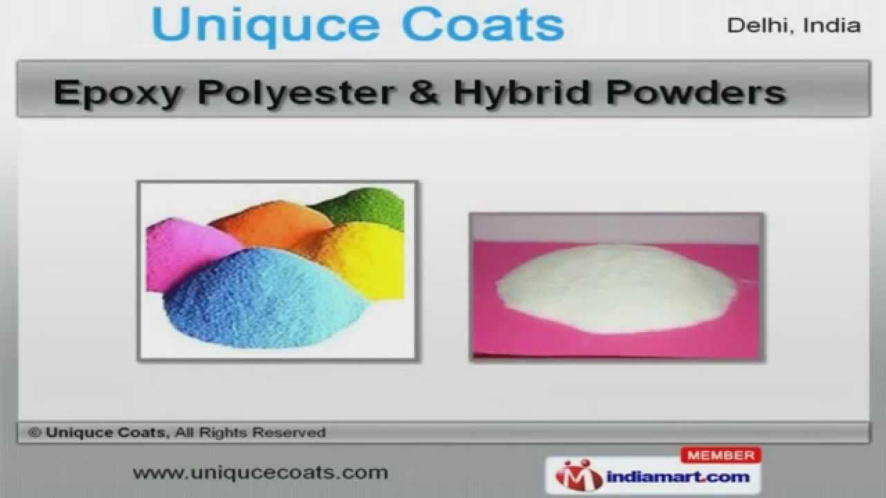 Epoxy Powder & Powder Coating by Uniquce Coats, New Delhi YouTube