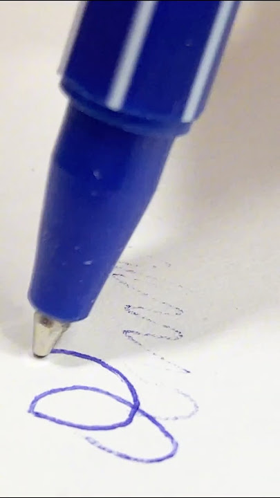 Fix a Ballpoint Pen That Won't Write in Seconds! Simple Hack