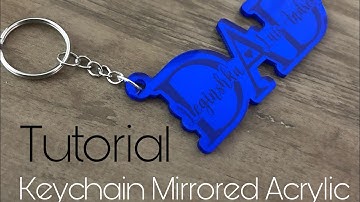 Tutorial Keychain DAD using Silhouette Studio and Glowforge