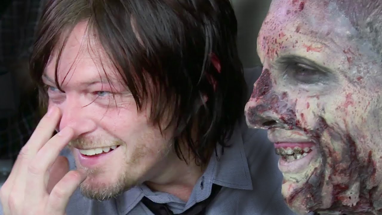 The Walking Dead | pranking Daryl / Norman Reedus (2014)