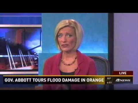 Governor Abbott Visits Southeast Texas To Survey Flood Damage