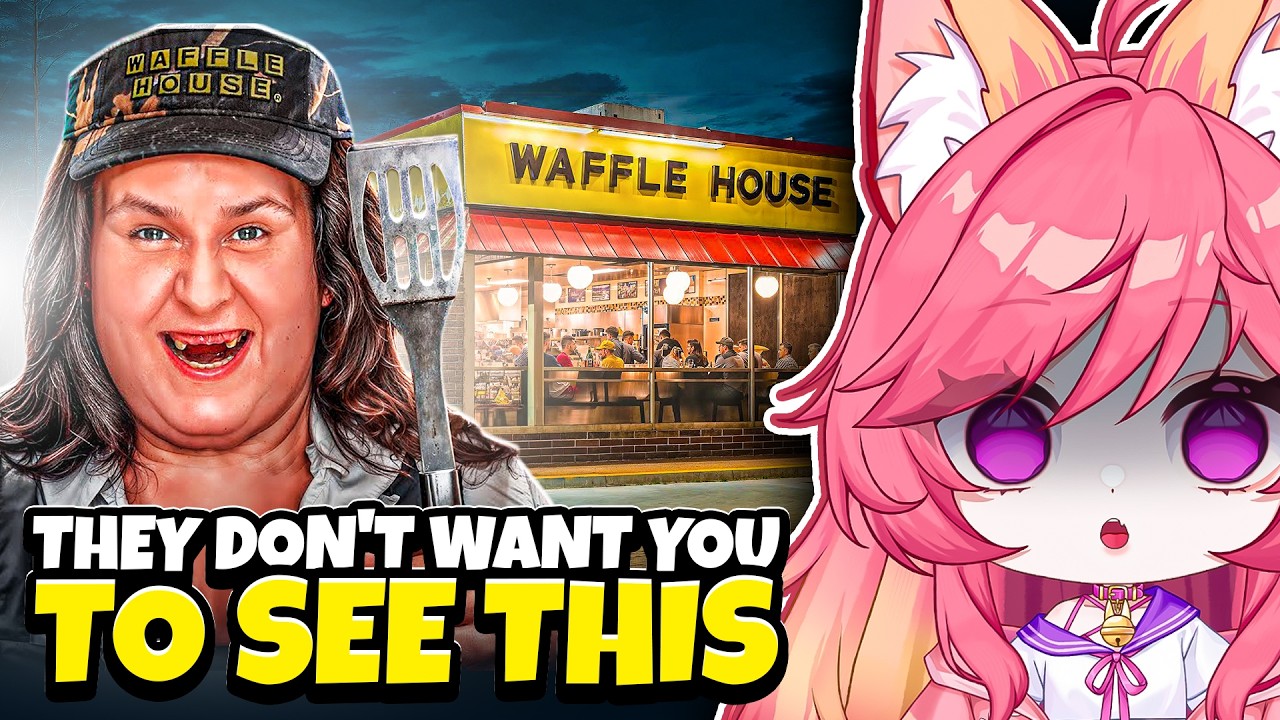 German Vtuber Reacts to Is Waffle House a REAL Place?! || PapaMeat Reaction