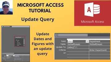 Update Query in Microsoft Access.  Update Query
