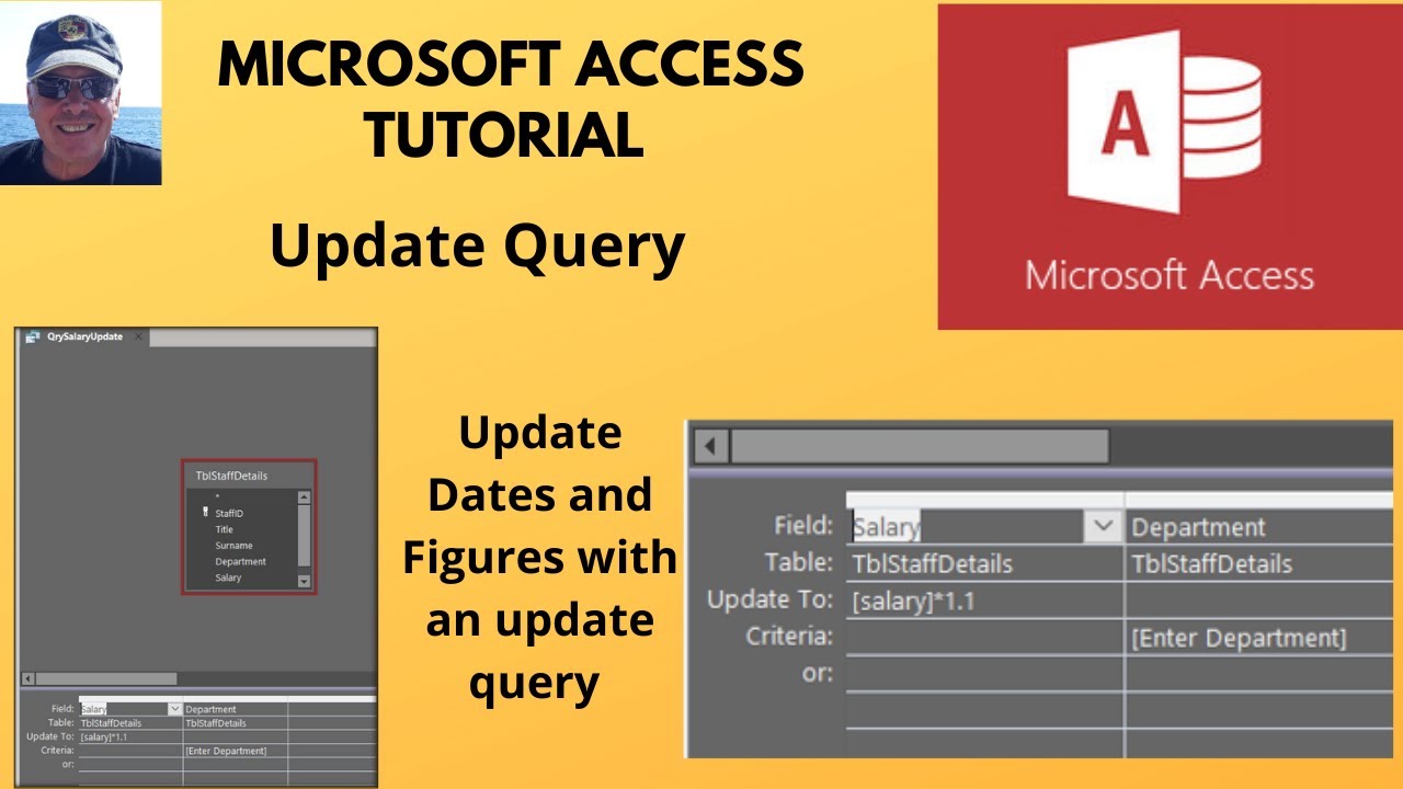 Access refresh. Microsoft query. MS query.