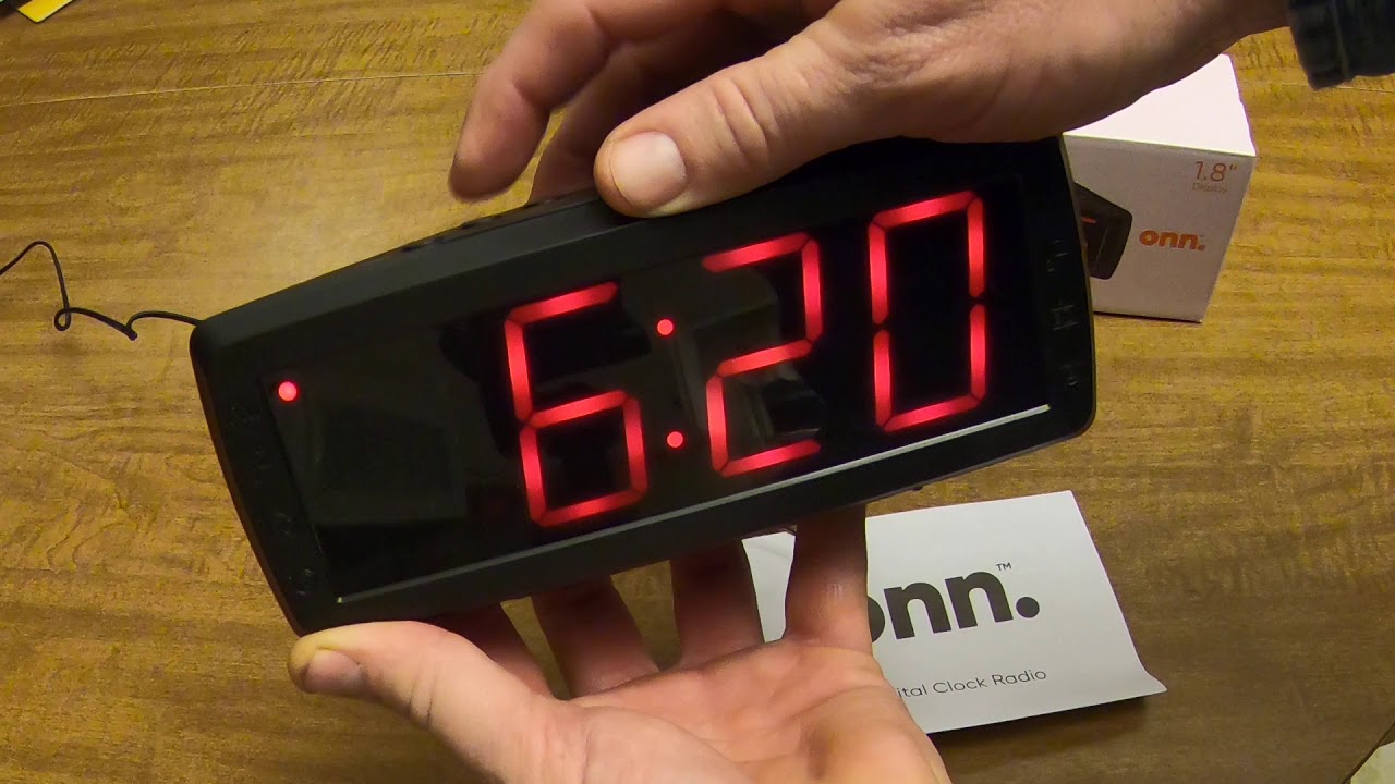 How To Set Onn Alarm Clock