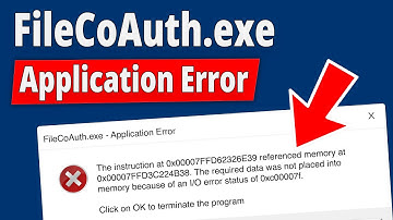 How to Fix FileCoAuth.exe Application Error in Windows 11/10?