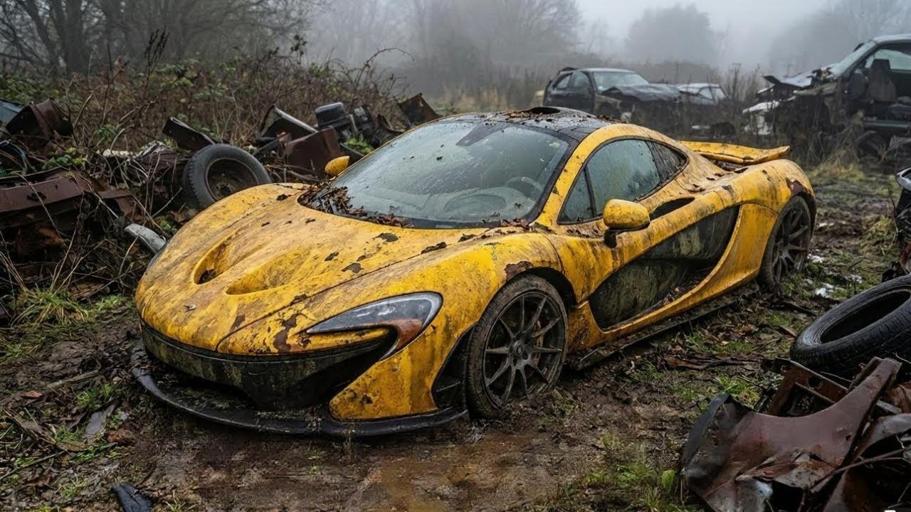 POV 4K ASMR Car Restoration — Full Restoration of a McLaren P1 from a Forgotten Wreck