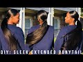 HOW TO: EXTENDED/INVISIBLE WEAVE PONYTAIL FT. ALI KLAIYI HAIR