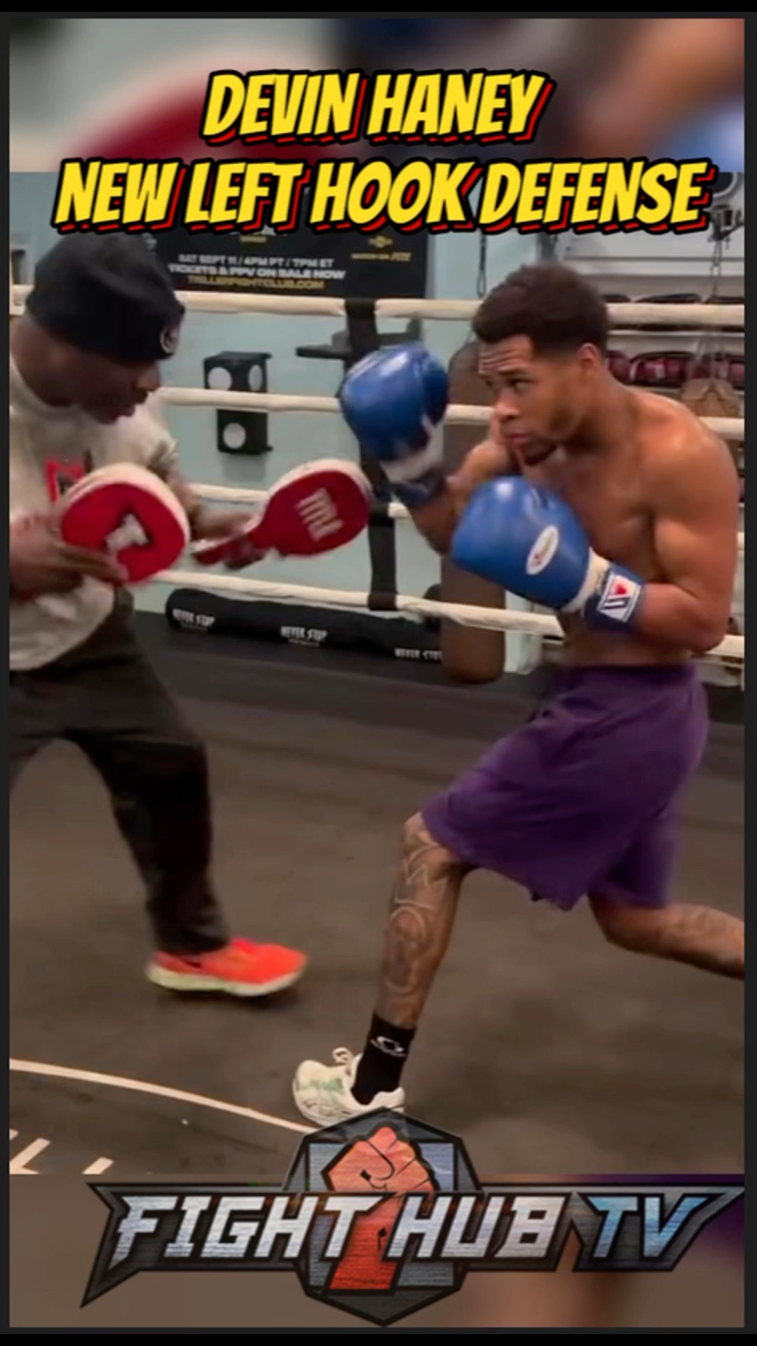Devin Haney NEW TRAINING for Ryan Garcia's Left Hook!