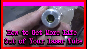 Do this before you replace your Co2 Laser Tube