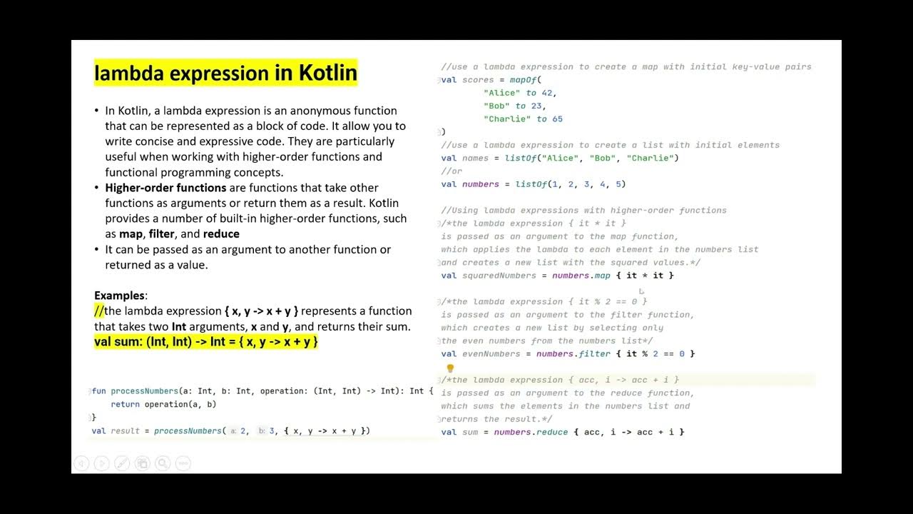 Lambda expression kotlin hindi youtube