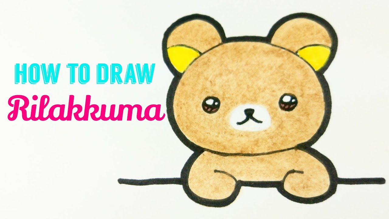 HOW TO DRAW RILAKKUMA | Easy & Cute Rilakkuma Drawing Tutorial For