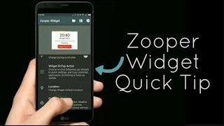 Zooper Widget-Quick Tip(How to disable widget onTap Action?) screenshot 4
