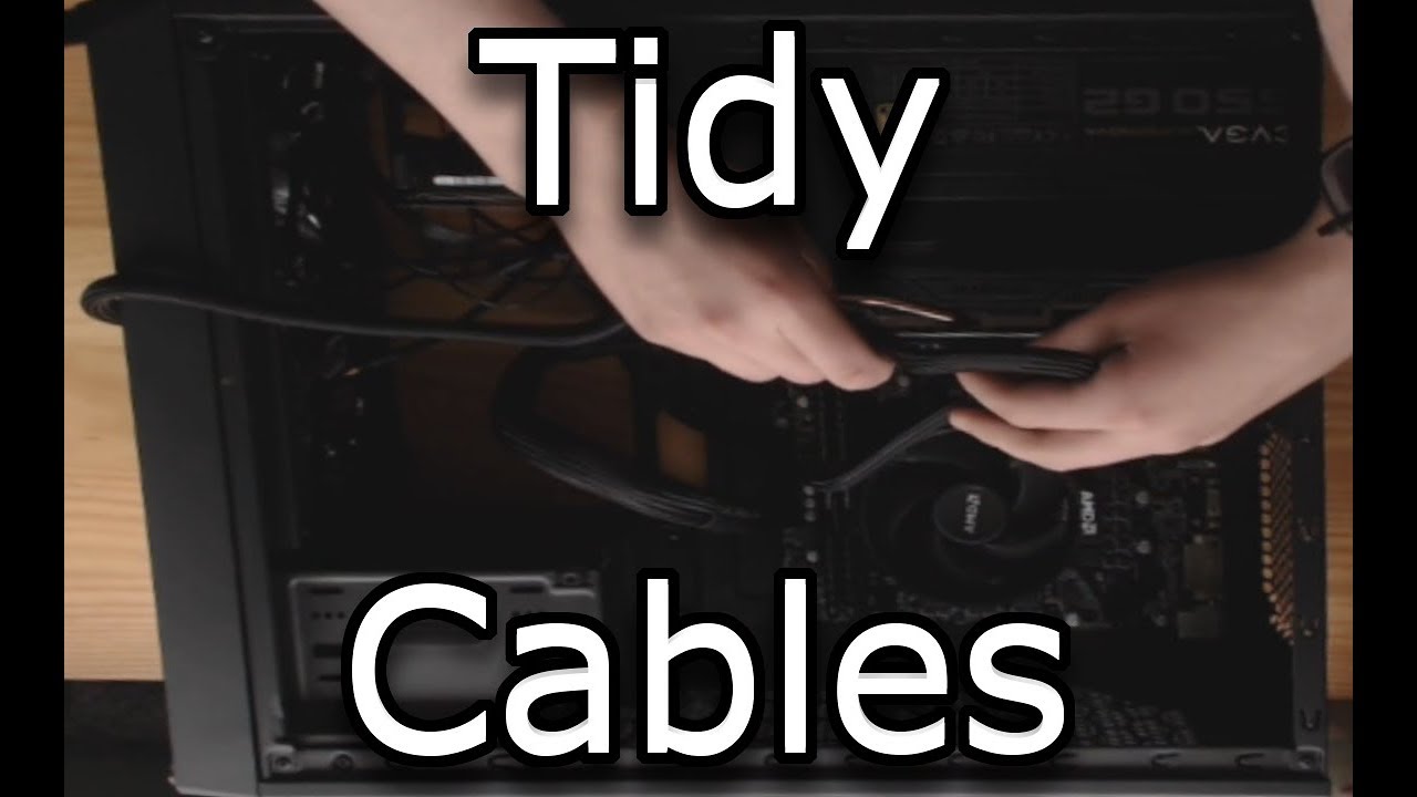 How to cable manage PC - YouTube