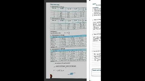 class 12th physics experiment 9 RESISTANCE OF GALVANOMETER BY KELVINS METHOD