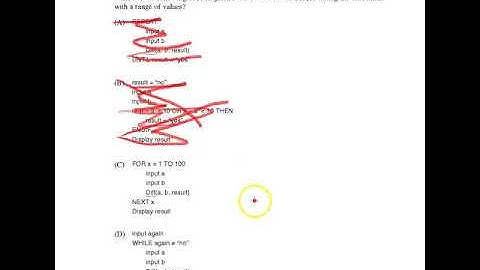 HSC SDD 2015 - Software Design and Development Q20