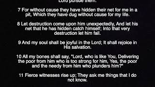 Psalms 35 - English l Audio & Scripture l NKJV