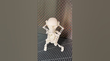 3D Printed Dancing Skeleton 💀 Wind It Up and Watch It Groove! 🎶  #3dprinted  #fidgettoys #diy