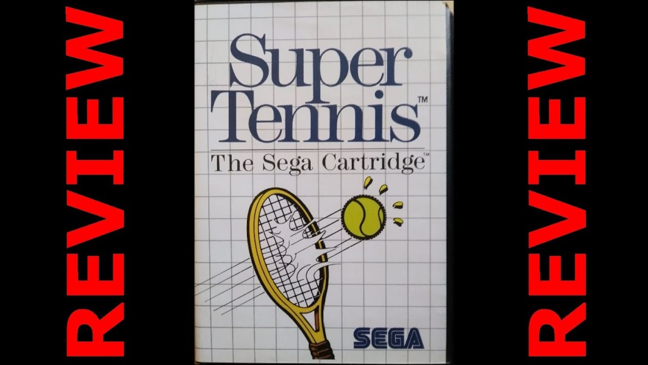 Super Tennis SEGA MASTER SYSTEM - Jeu Rétro Tennis, Sans Boîtier, Bon état, Compatible Master System, éditeur SEGA