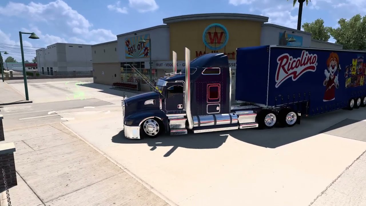 American Truck Simulator 2025, llevando producto Ricolino, 🍭de Ciudad Obregon a Hermosillo,ヾ(⌐■_■)ノ♪