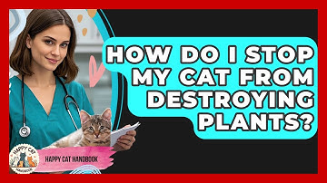 How Do I Stop My Cat From Destroying Plants? - Happy Cat Handbook