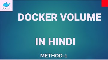 Docker Volume in Hindi Method -1 | Devops Tool | Techie Ansh