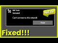 Secured - Can't Connect To This Network - Windows 11 / 10 / 8 - Fix - 2026 - NEW