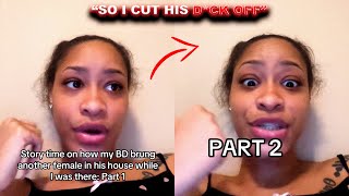 She Stabbed Her Baby Daddy After He Brung His OTHER WOMAN Over The House While She Was Still There