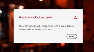 Unable To Reach Adobe Servers (Adobe Creative Cloud)  - Fix