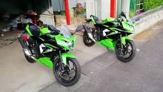 修正川崎忍者250SL。ウィングレット日本版    modification Kawasaki Ninja 250 SL. Winglet japan vertion