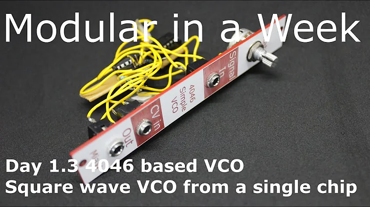 4046 VCO - DIY Modular in a Week 1.3