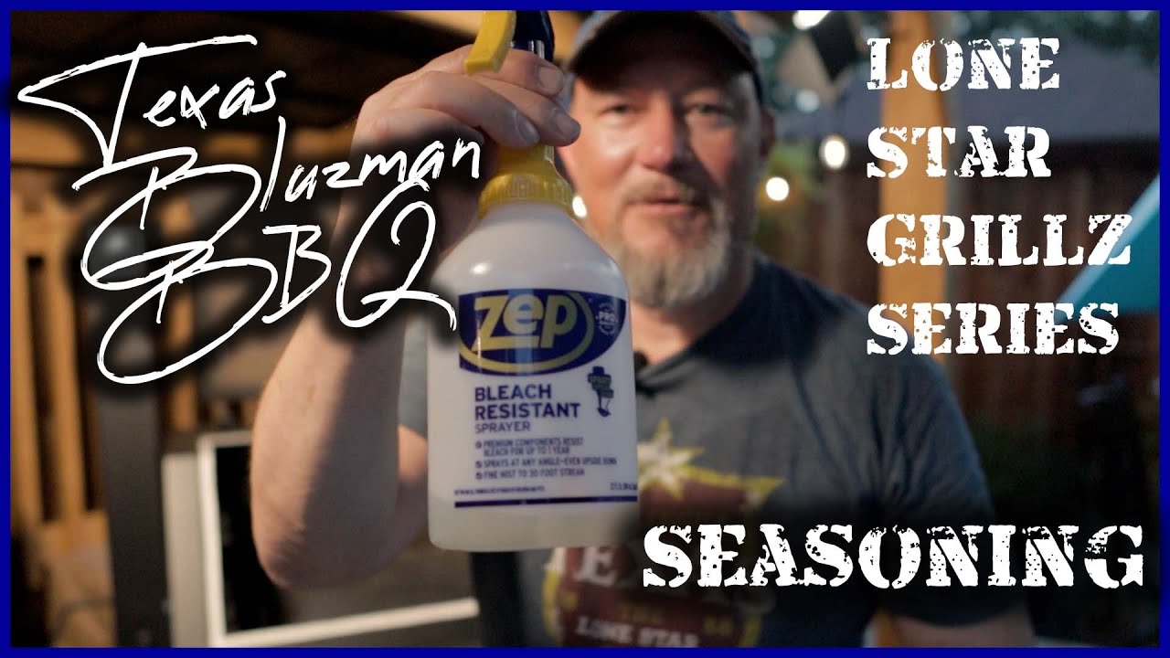 Lone star grillz pellet smoker season with youtube