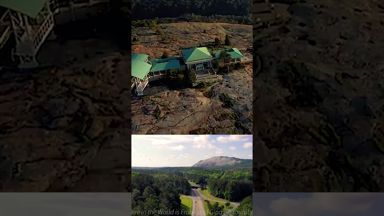 Atlanta has a huge rock easily visible while on highway 78 East and West in Stone Mountain Ga!