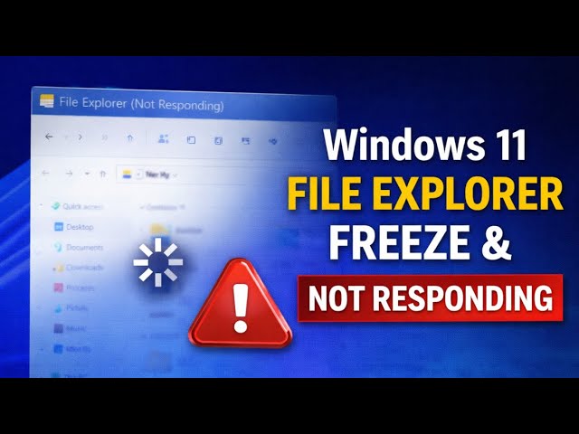 Windows 11 File Explorer Freeze & Not Responding - YouTube
