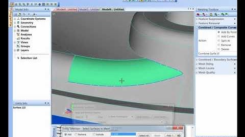 FEMAP - Preprocessing - Geometry Cleanup Part 3 - Szczegóły