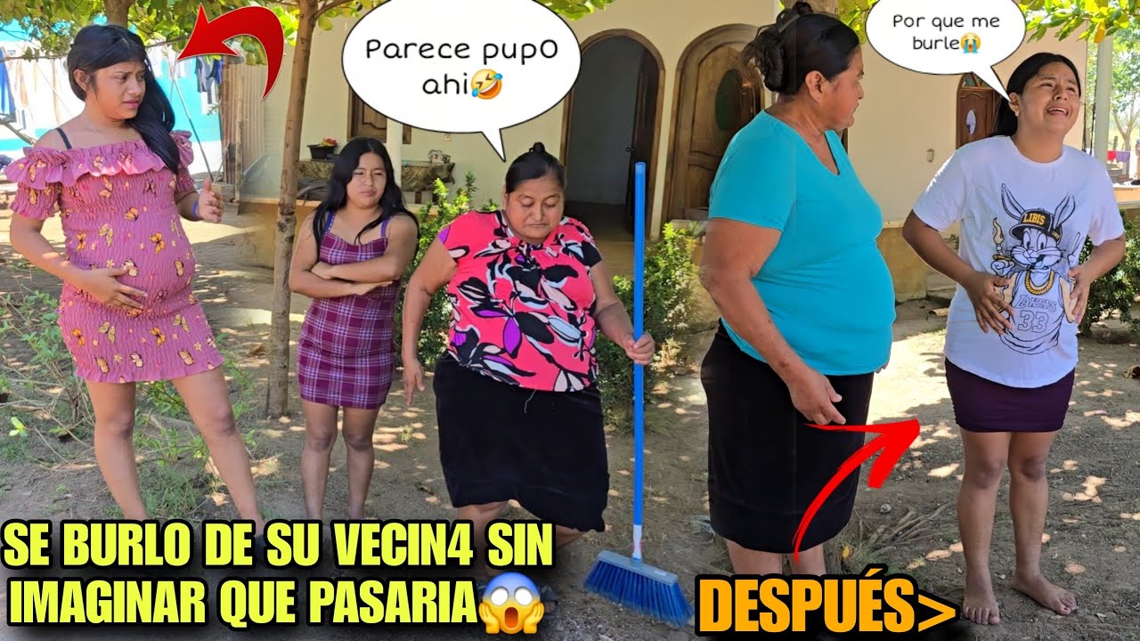 Vecina Se Burl0 Por Qued4r Emb4r4zada Sin Imaginar Que Le Pasaria Con El Tiempo😱Les Llegó El Karma🤰 