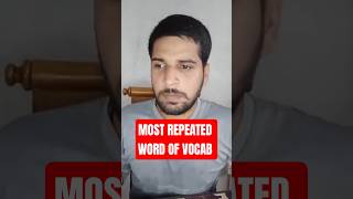 MOST REPEATED WORD OF VOCAB | ANSWER IN COMMENT BOX | SSC STENO 2026