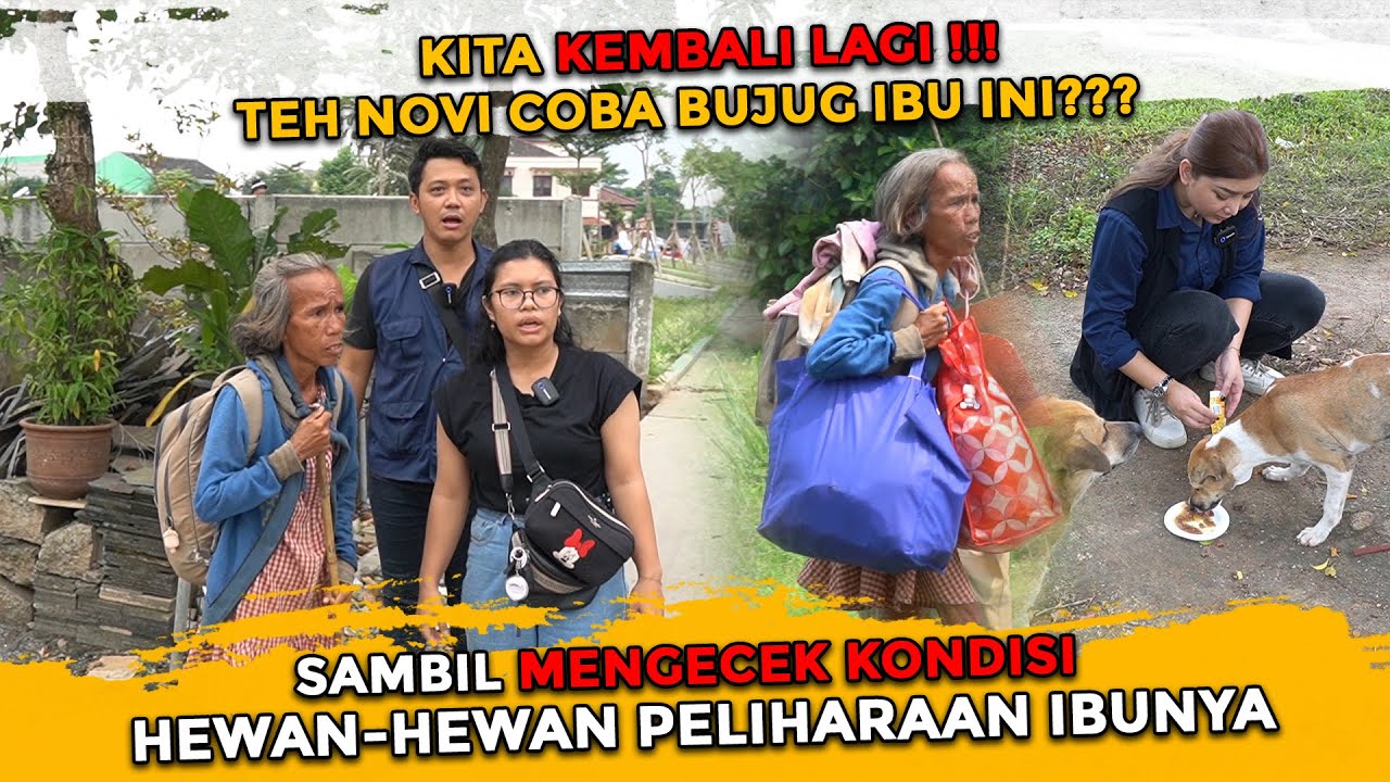 TEH NOVI KEMBALI COBA BUJUK IBU YANG HANYA TINGGAL BERSAMA HEWAN SETIANYA, DAN MENGECEK HEWANNYA