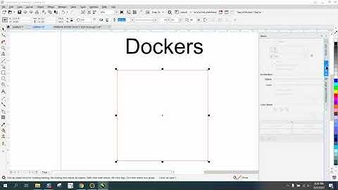 Corel Draw Tips & Tricks Dockers more info Part 3
