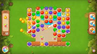 Gardenscapes level 264 - 12 Moves - No Boosters
