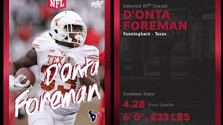 Donta foreman texas highlights 
