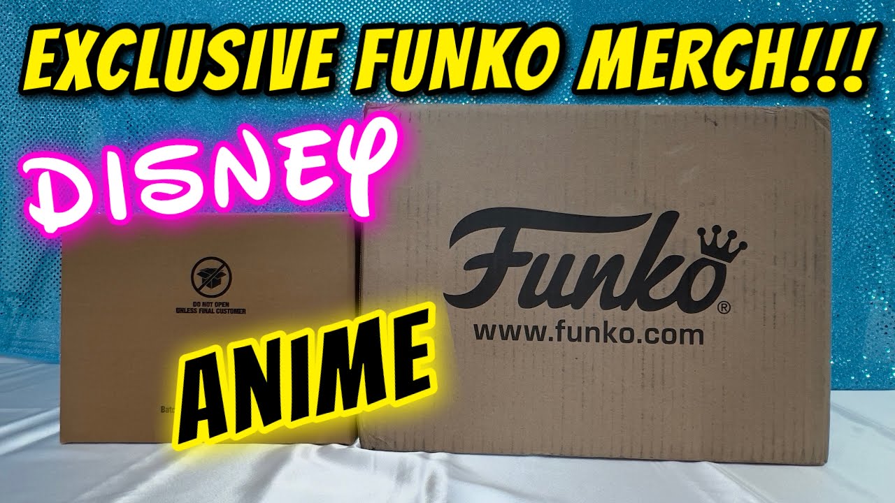 UNBOXING NEW FUNKO DISNEY 100 AND ANIME ONLINE EXCLUSIVE MERCH!!!