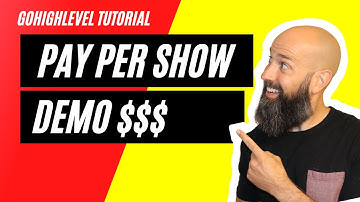 GoHighLevel Tutorials Demo Pay Per Show with one time stripe charge