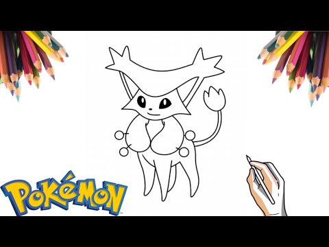 Como desenhar Delcatty e Skitty do Pokémon (cute / kawaii / chibi