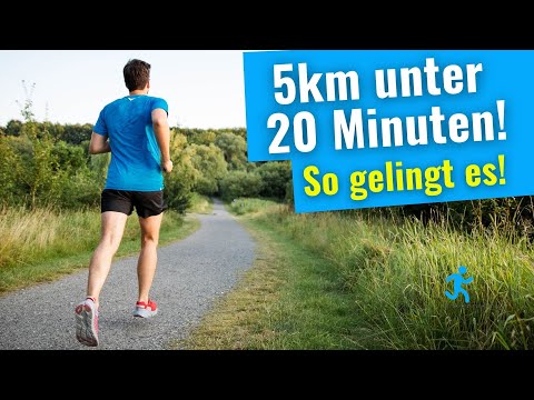 Schneller Laufen: 5 km unter 20 Minuten! Die 3 besten Tipps!