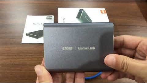 Appearance display of ezcap311P Game Link, Rich audio interface, microphone,line in, earphone out.