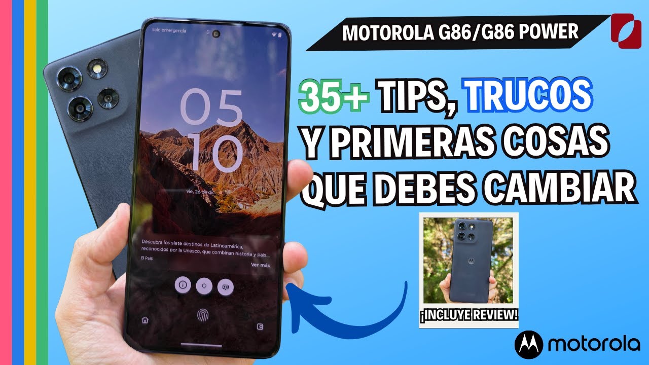 🧙‍♀️🪄CAMBIA INMEDIATAMENTE estos ajustes si compraste un Motorola Moto G86 Power o G86 5G | + Review