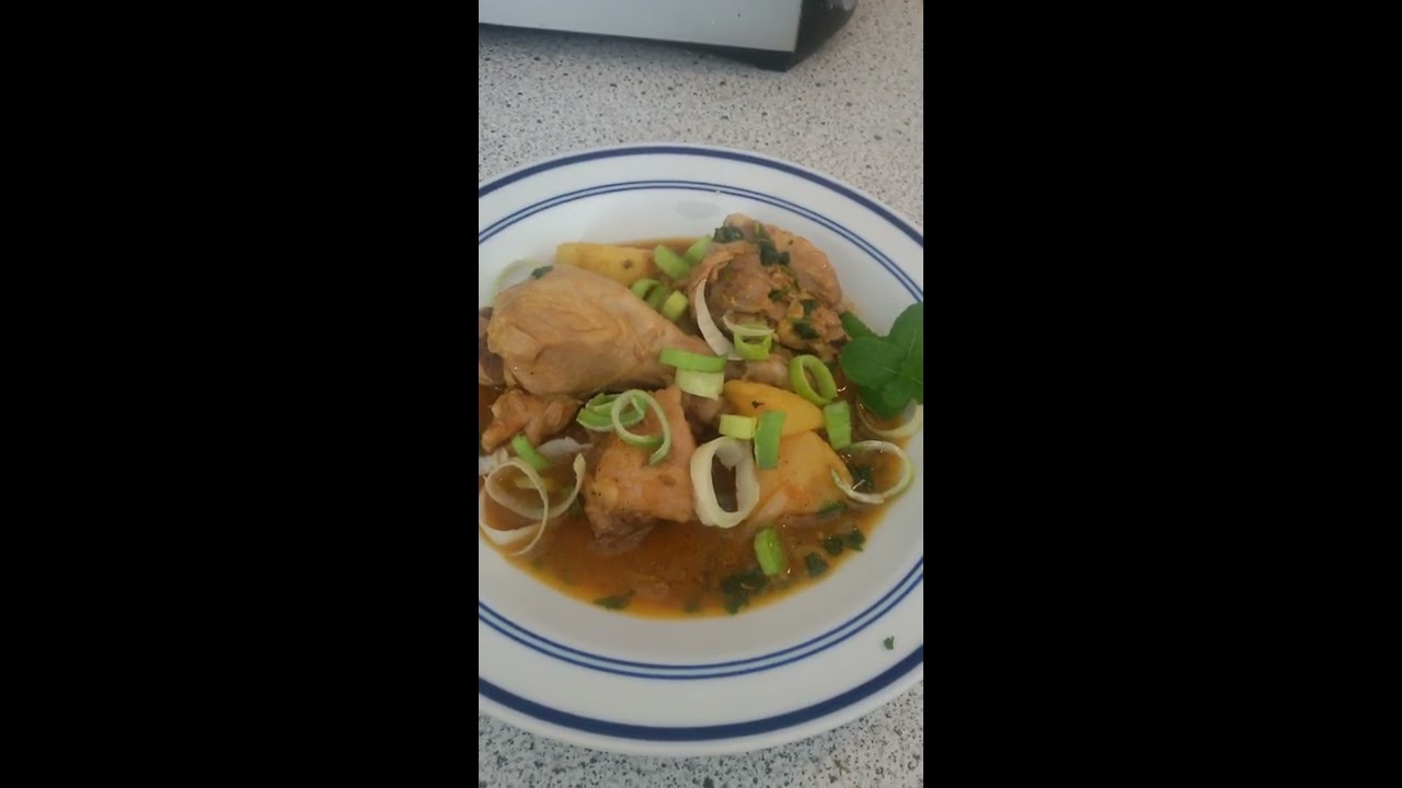 Chicken potato curry - YouTube